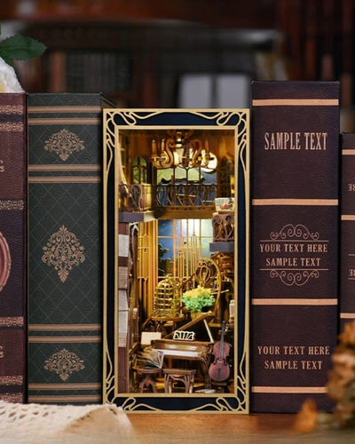 DIY Book Nook - Nightingale Piano Room