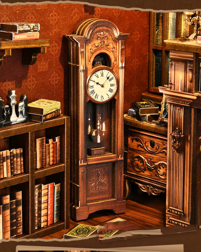 DIY Book Nook - Oak Hearth Reading Room