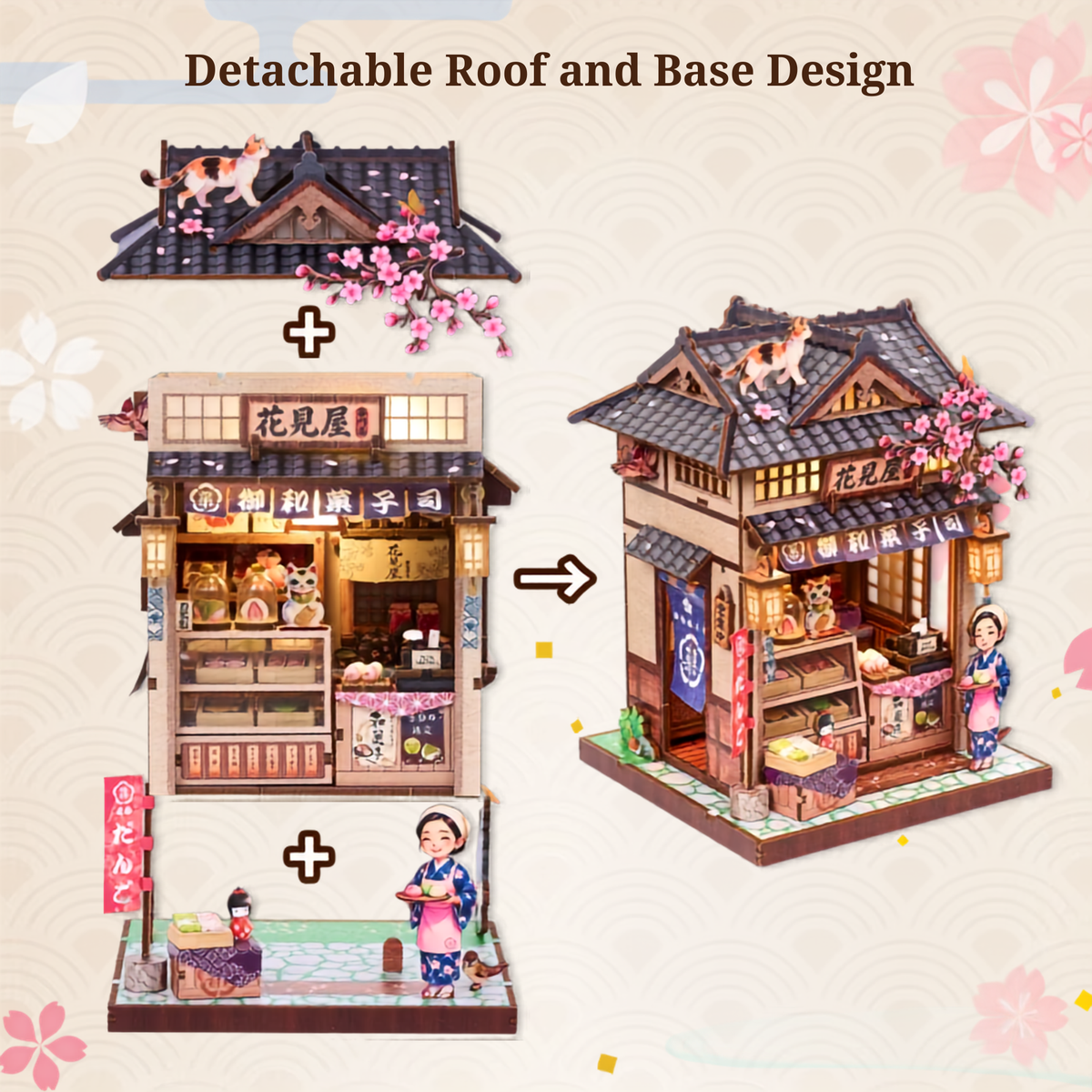 DIY Mini House - Traditional Wagashi Store