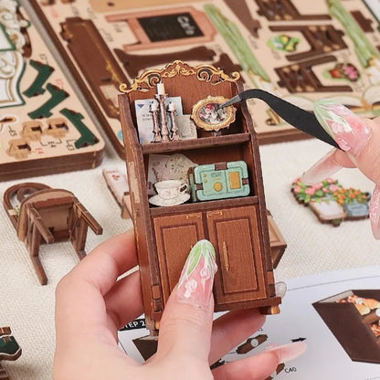 DIY Book Nook - Parisian Café