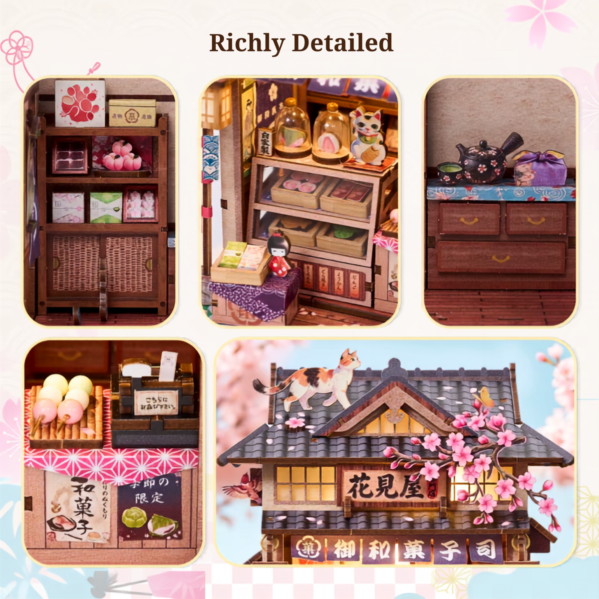 DIY Mini House - Traditional Wagashi Store