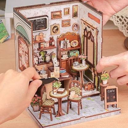 DIY Book Nook - Parisian Café
