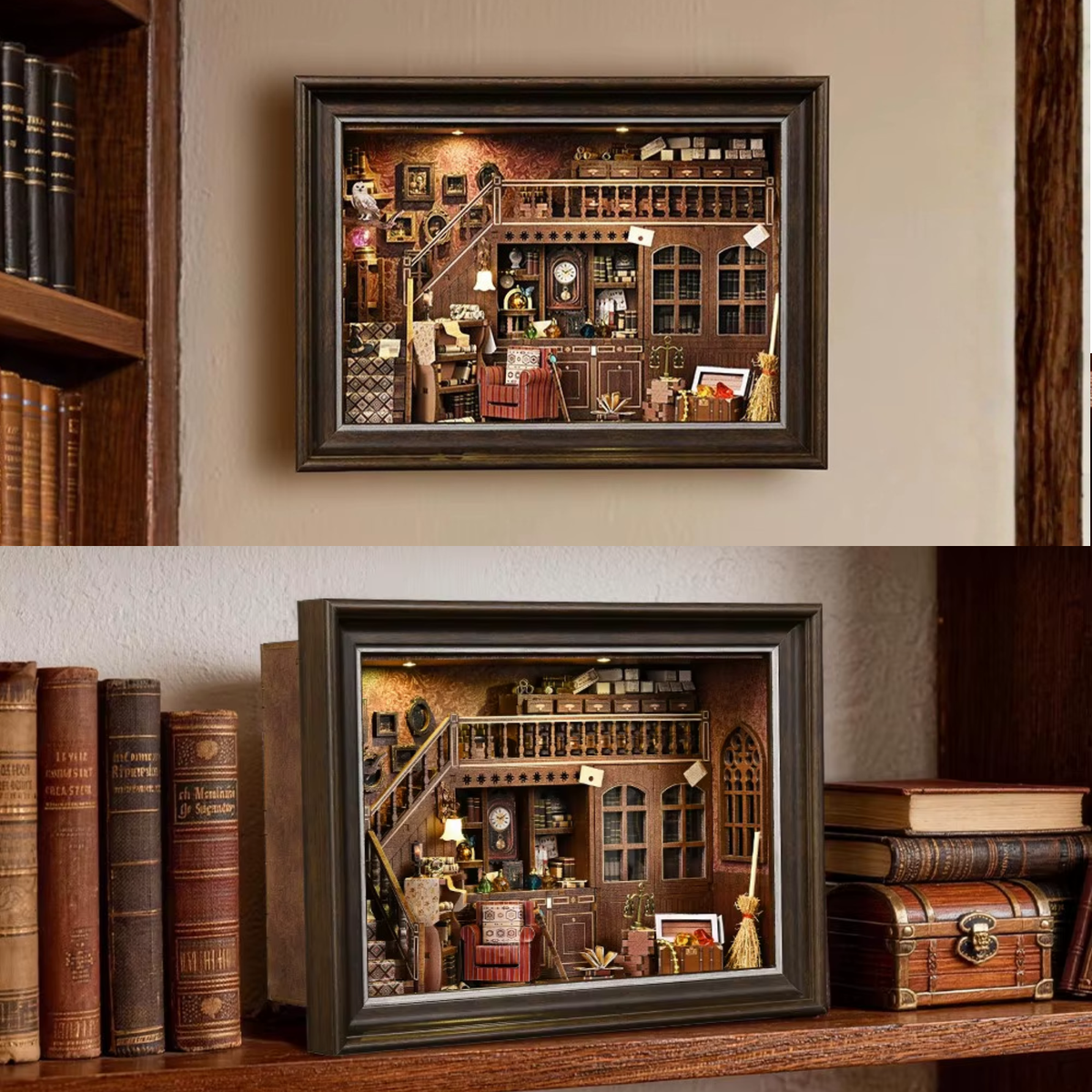 DIY Framed Miniature - Mystic Academia Study