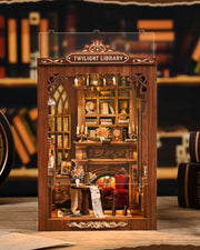 DIY Book Nook - Oak Hearth Reading Room