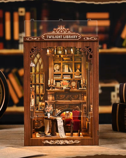 DIY Book Nook - Oak Hearth Reading Room