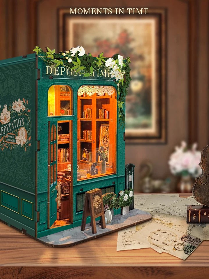 DIY Book Nook - Record Parlor