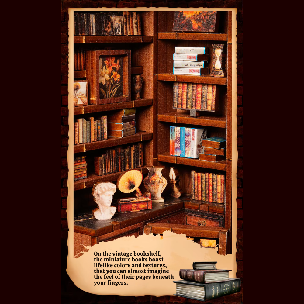 DIY Book Nook - Curator's Private Library