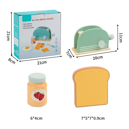 Montessori Toy Set - Toast Making
