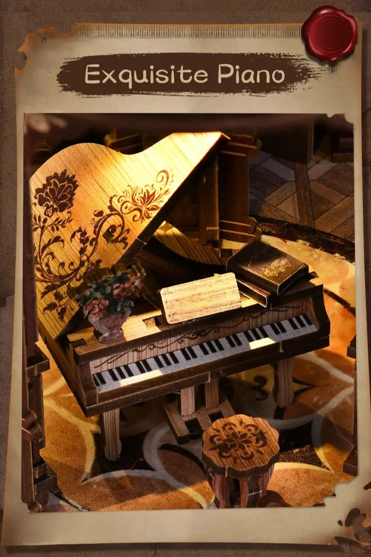 DIY Mini House - Old Manor Library