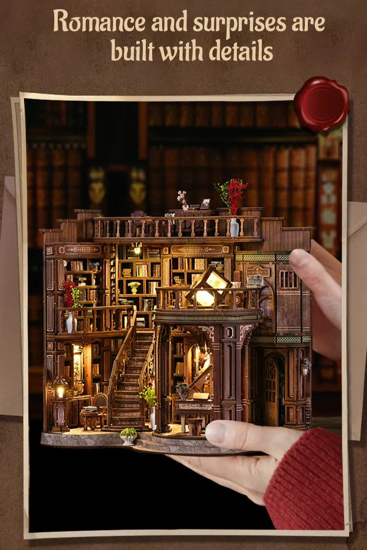 DIY Mini House - Old Manor Library