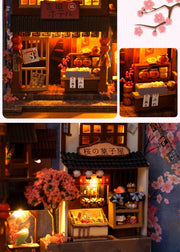 DIY Book Nook - Japanese Cherry Blossom Alley