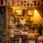 DIY Book Nook - Classic Cat Tea Shop