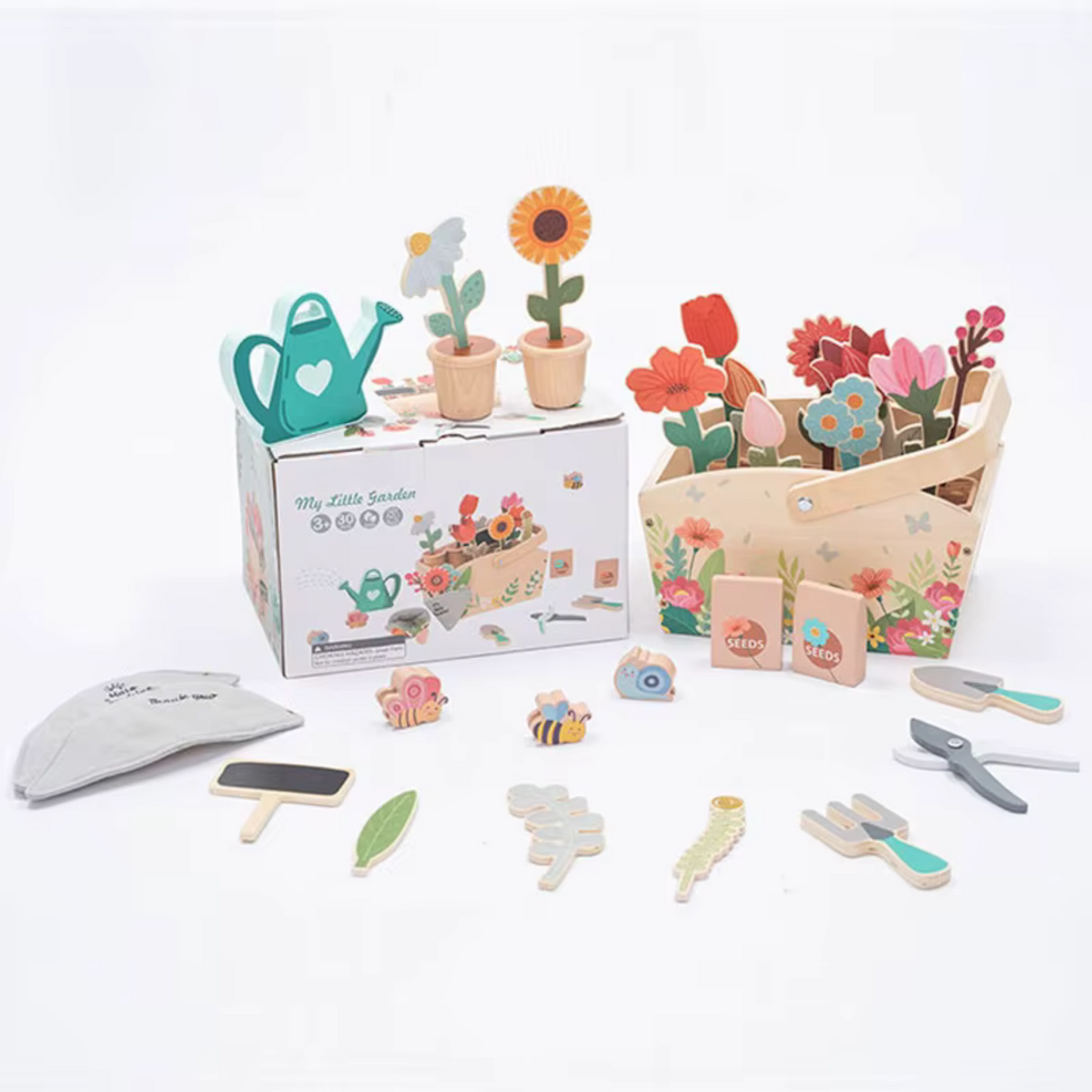 Montessori Toy Set - Flower Gardening