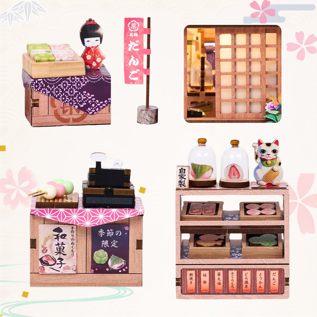 DIY Mini House - Traditional Wagashi Store