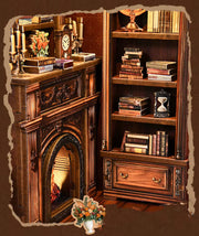 DIY Book Nook - Oak Hearth Reading Room