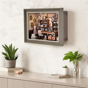 DIY Framed Miniature - Vintage Sewing Shop