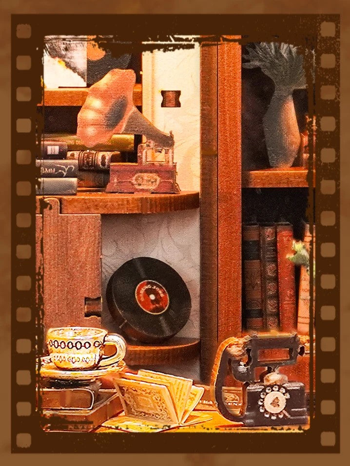DIY Book Nook - Record Parlor