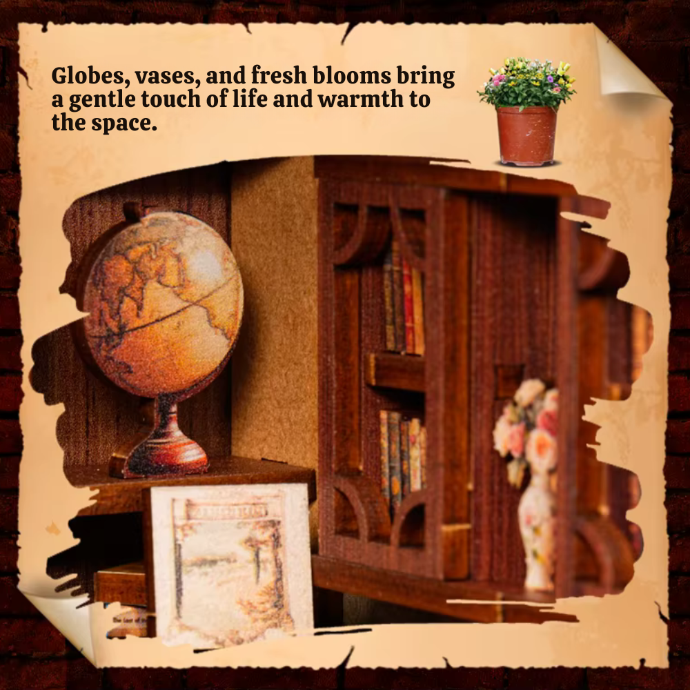 DIY Book Nook - Curator's Private Library