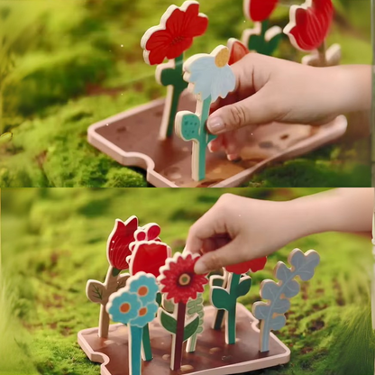 Montessori Toy Set - Flower Gardening