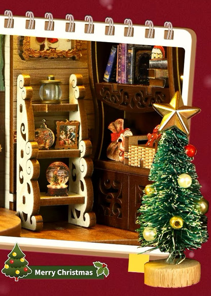 DIY Book Nook - Whimsical Christmas at Home