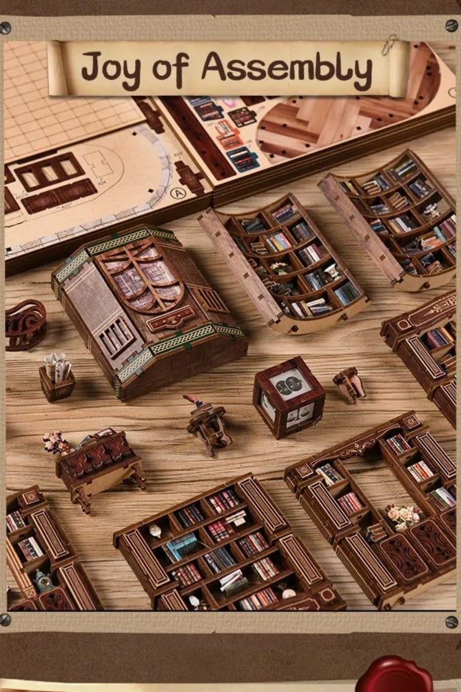 DIY Mini House - Old Manor Library