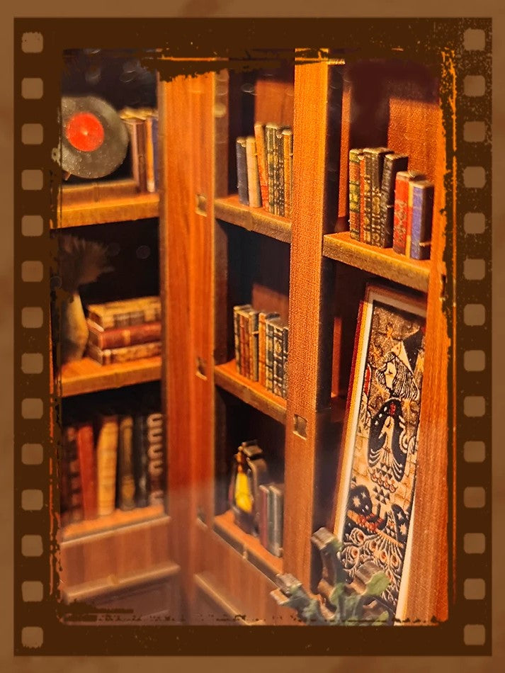 DIY Book Nook - Record Parlor