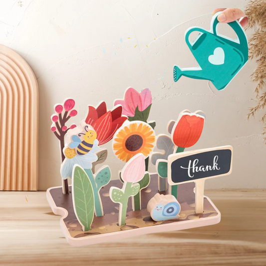 Montessori Toy Set - Flower Gardening