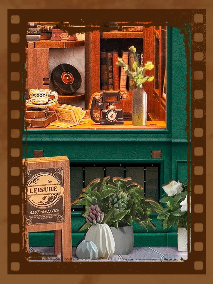 DIY Book Nook - Record Parlor