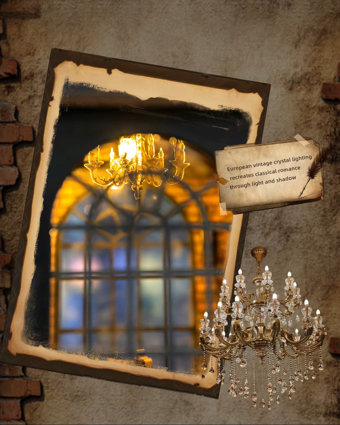 Miniature DIY book nook of a dark vintage-style café with glowing warm lights, ornate black storefront, and a coffee sign that reads “Jadeite Coffee.”