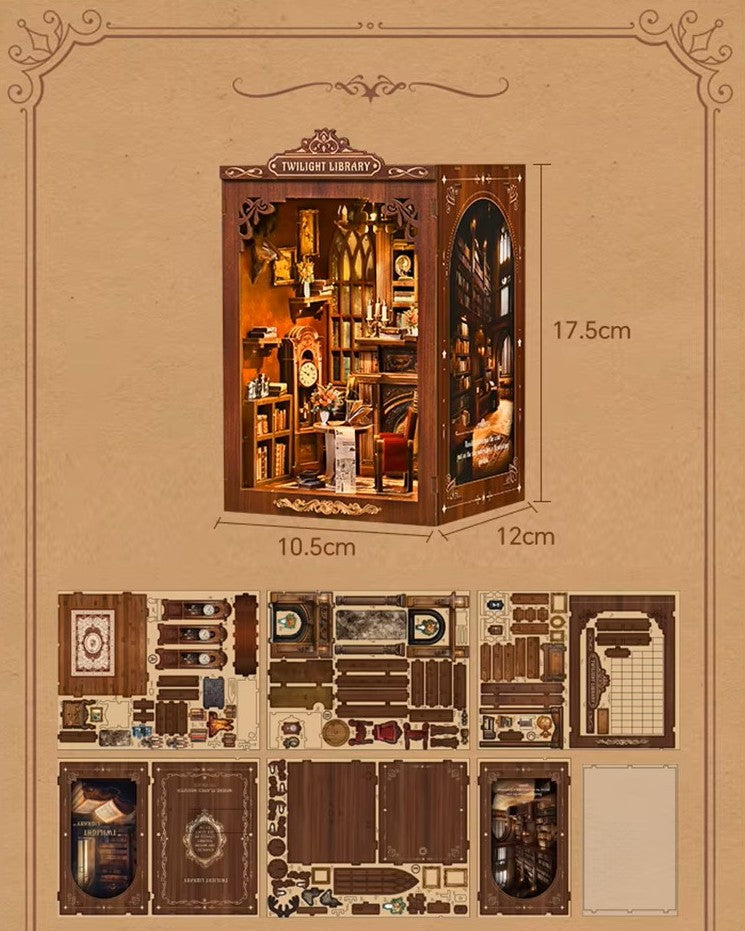 DIY Book Nook - Oak Hearth Reading Room