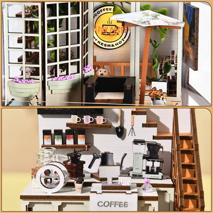 DIY Book Nook - Coffee Garden