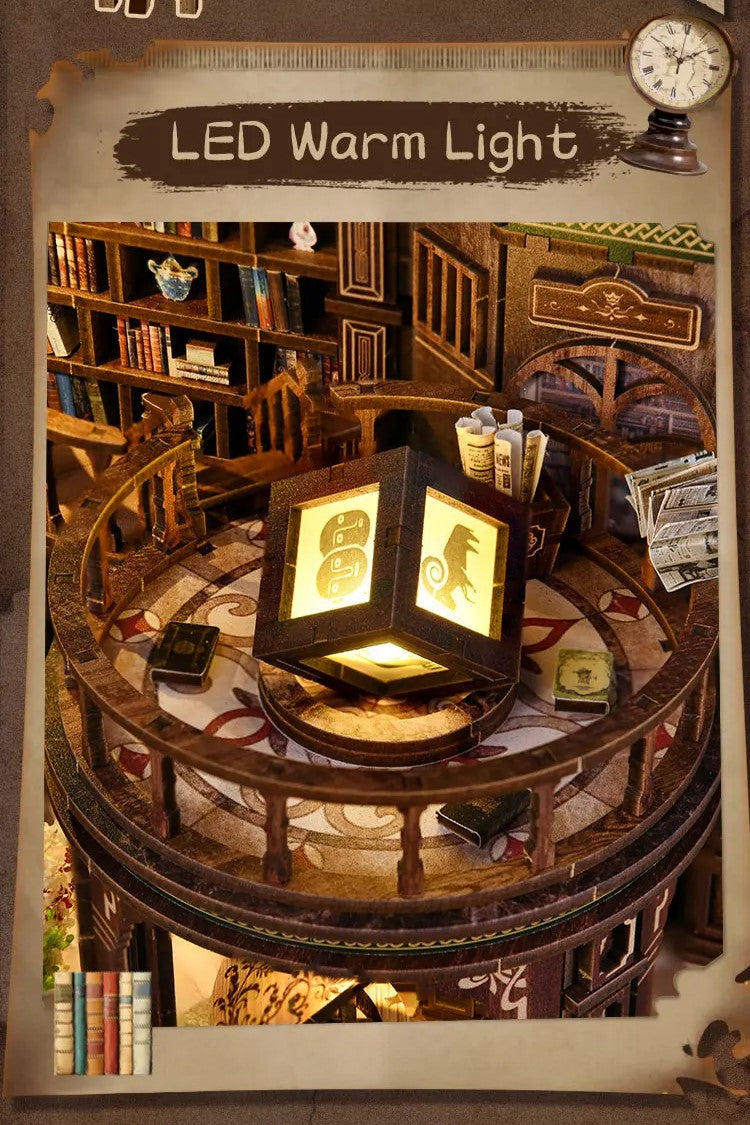 DIY Mini House - Old Manor Library
