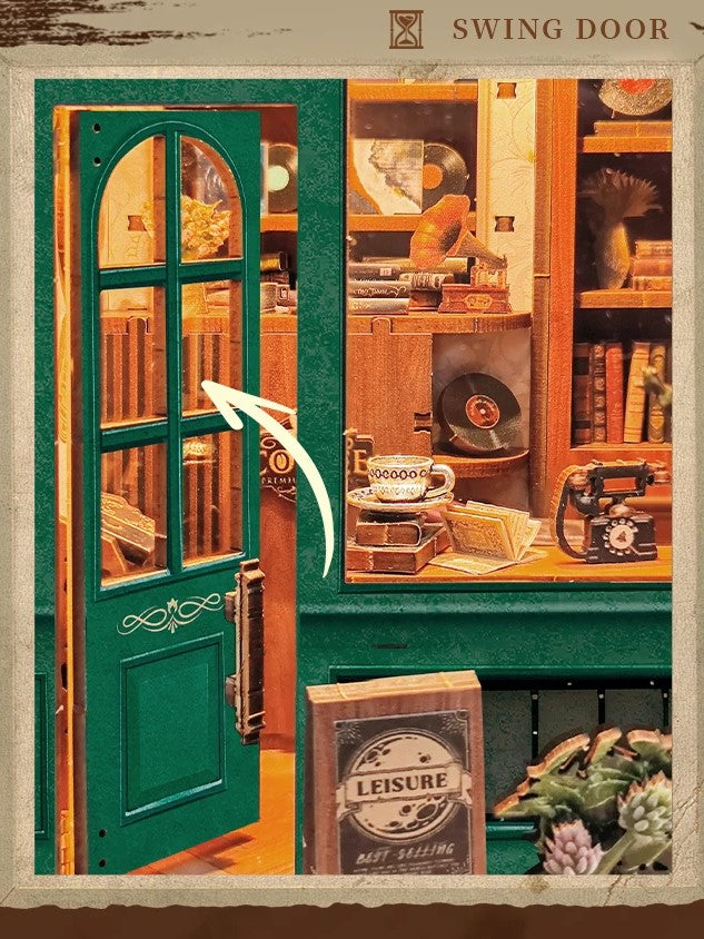 DIY Book Nook - Record Parlor