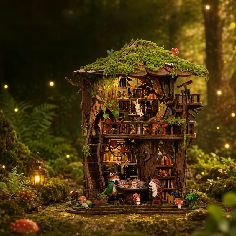 DIY Mini House - Whisperleaf Tea Treehouse