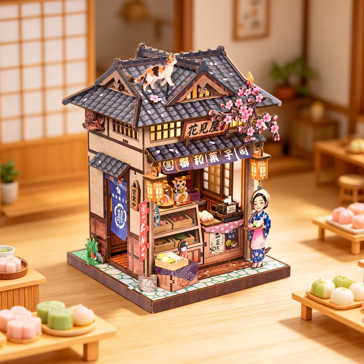DIY Mini House - Traditional Wagashi Store