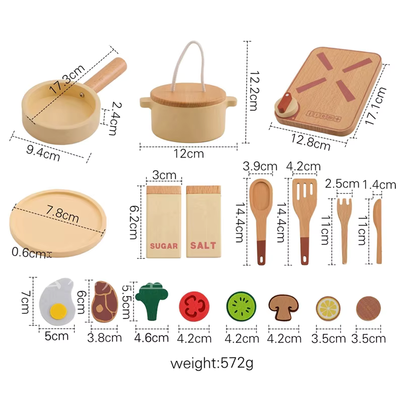 Montessori Toy Set - Little Chef's Cooking Set