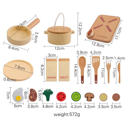 Montessori Toy Set - Little Chef's Cooking Set