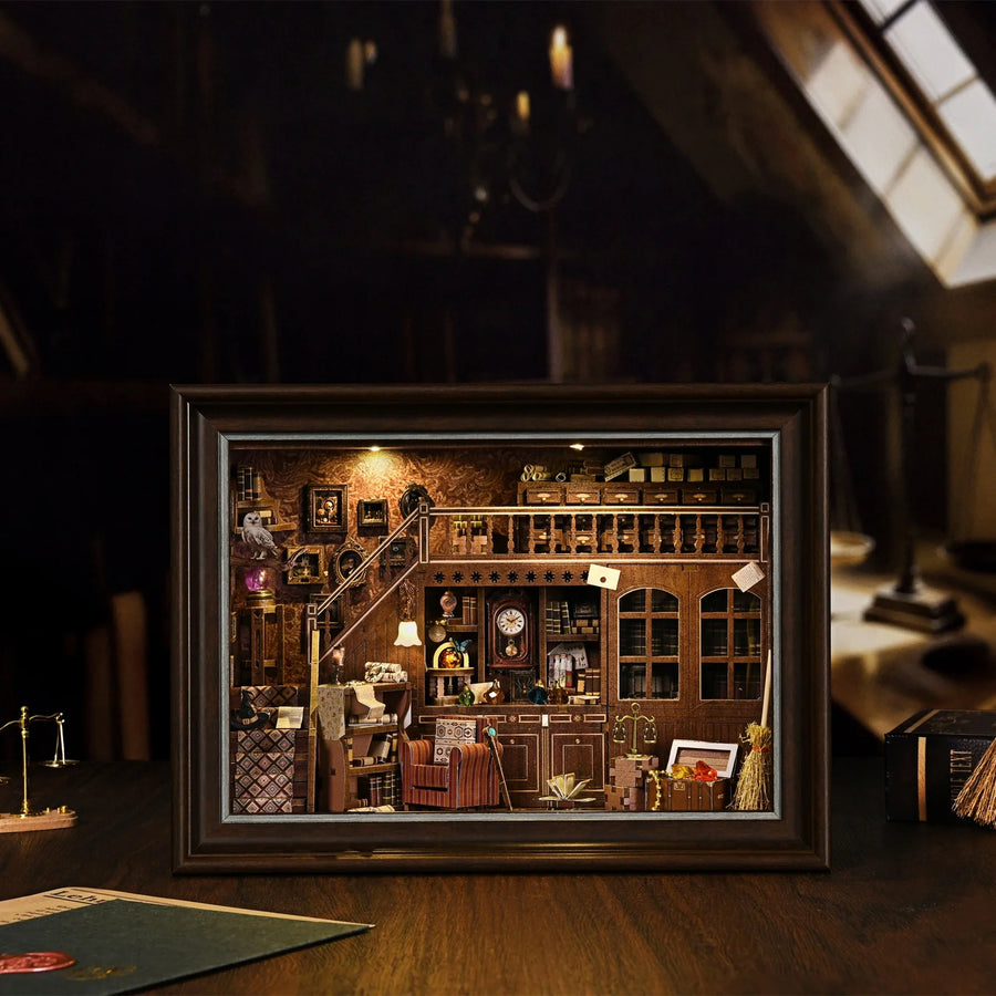 DIY Framed Miniature - Mystic Academia Study