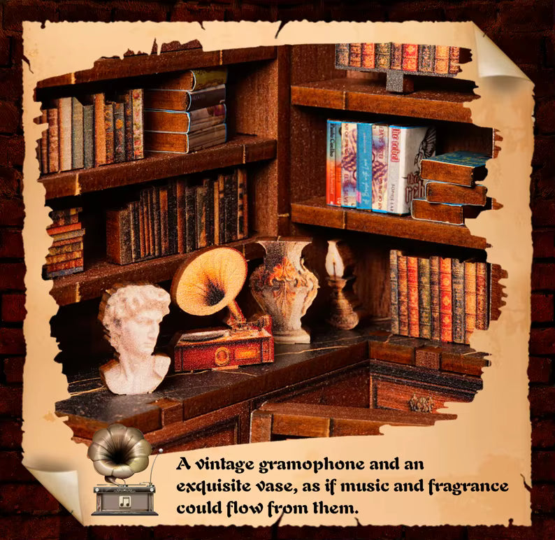 DIY Book Nook - Curator's Private Library