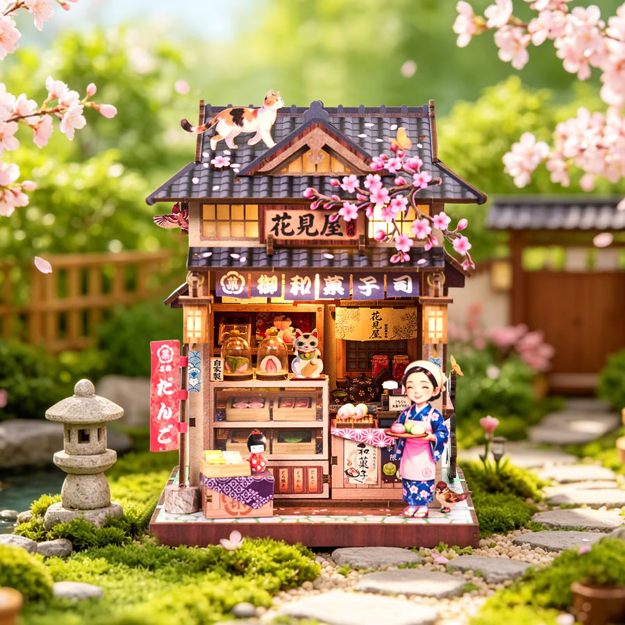 DIY Mini House - Traditional Wagashi Store