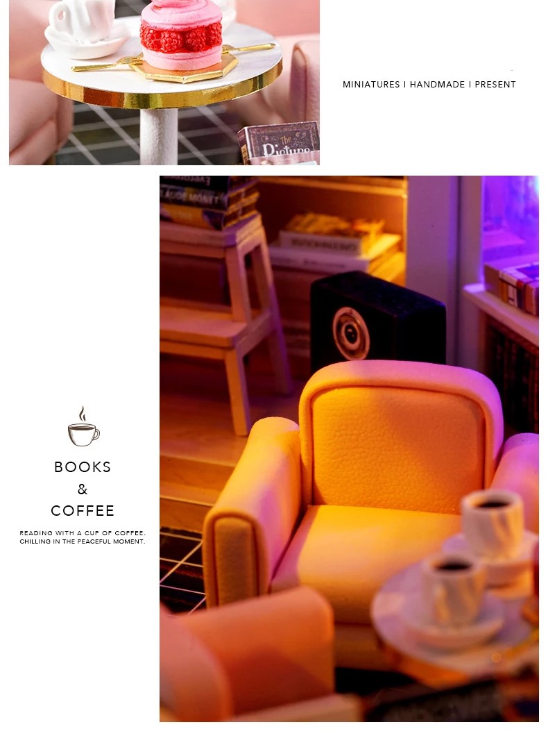 DIY Mini House - Modern Cafe Lounge