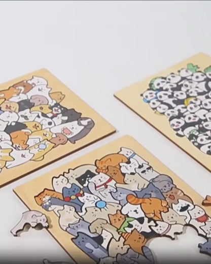 Unique Puzzles - Animal Stacking