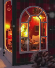 DIY Book Nook - Christmas Cozy Home
