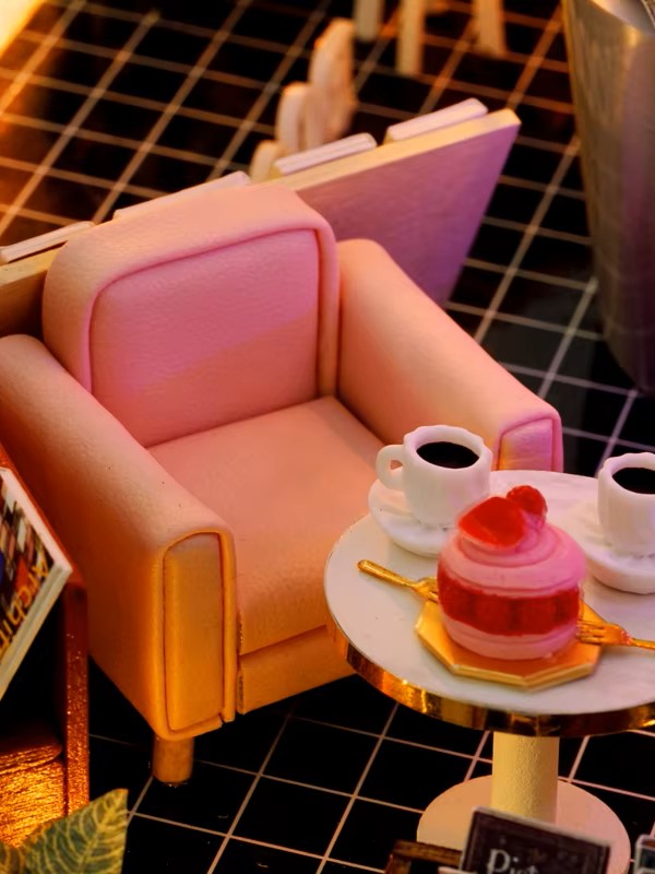 DIY Mini House - Modern Cafe Lounge